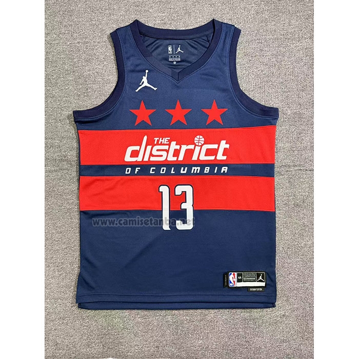 Camiseta Washington Wizards Jordan Poole #13 Statement 2024-25 Azul